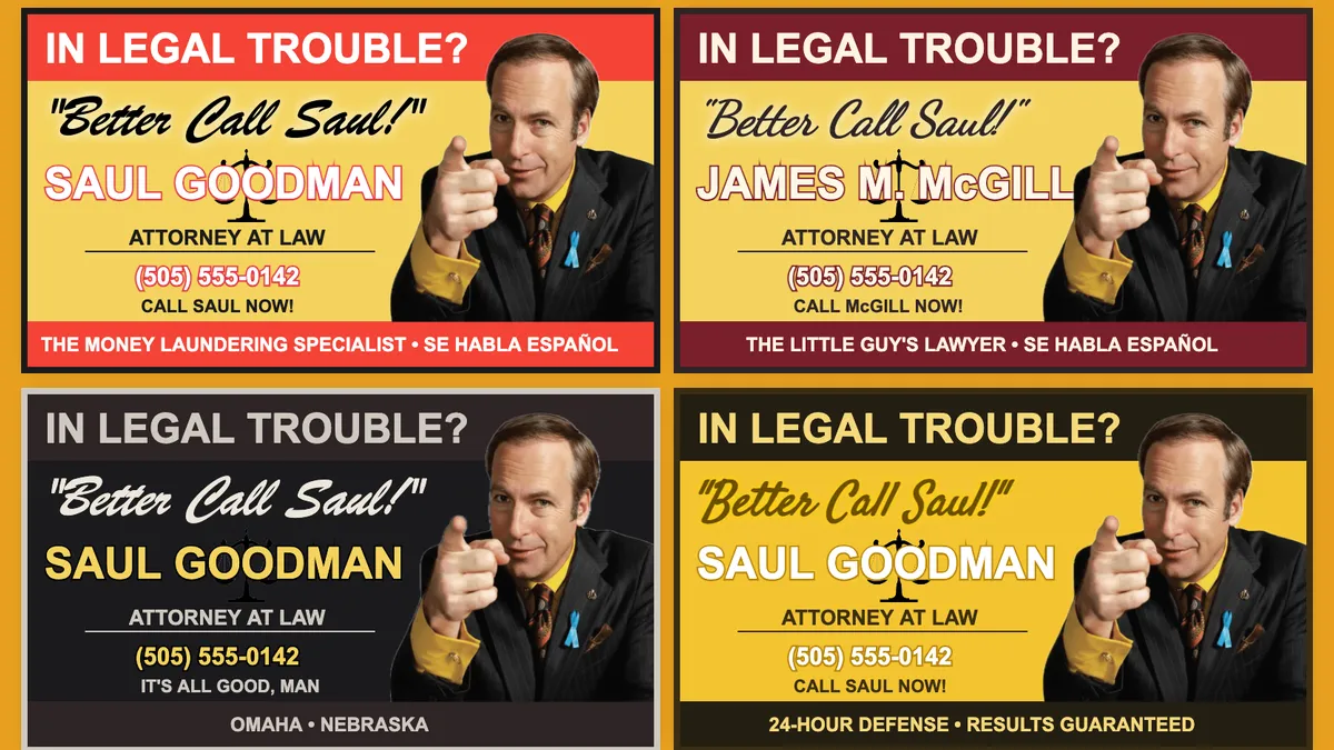 Example made with the Card templates on bettercallsaul.store